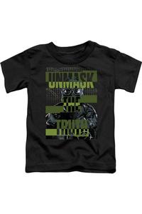 Футболка для малышей The Batman "Раскрой правду" с коротким рукавом Gildan, черный