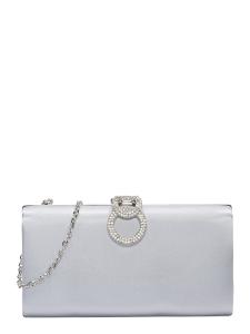 Клатч mascara, серебряный