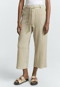 Брюки HIGH WAIST CULOTTE MIT BINDEGÜRTEL TOM TAILOR DENIM, светло-зеленый