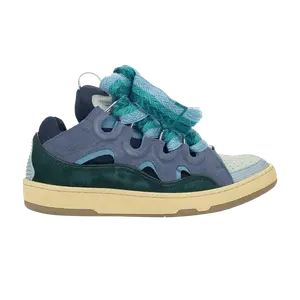 Кроссовки Lanvin Lanvin Curb Sneakers 'Grey Dark Green', зеленый