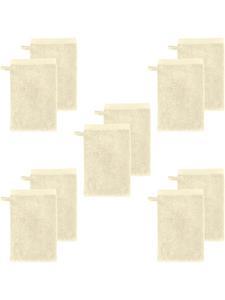 Erwin Müller Махровые рукавицы для мытья посуды, 10 штук, Хайденхайм, натуральный цвет