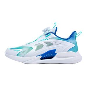 Детские кроссовки GS Low-top Белые/Аврора-зеленые Xtep, зеленый