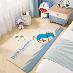 Dajiang Ковер 60х180 см с Дораэмоном из искусственной шерсти для гостиной/спальни, прикроватный коврик