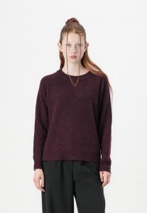 Джемпер Selected Femme SLFLULU O NECK, Fig/Brown