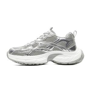 Антискользящие износостойкие водонепроницаемые дышащие легкие утепляющие низкие массивные кроссовки Unisex OUBT, черный