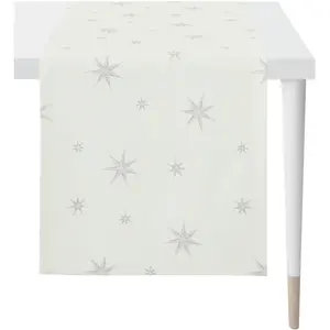 Скатерть 5842 Apelt, серебристый/белый