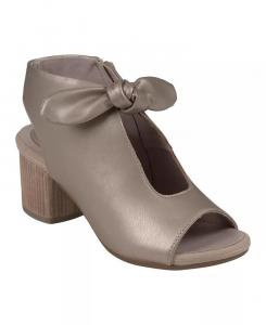 Женские модельные сандалии Kimora с узлом на блочном каблуке GC Shoes, золото