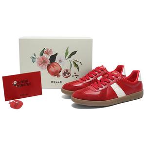 BELLE Кроссовки для скейтбординга Family Blessing Collection, низкие, мужские, красные