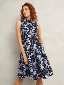 Платье Petite Beki без рукавов с цветочным принтом Hobbs, Multi