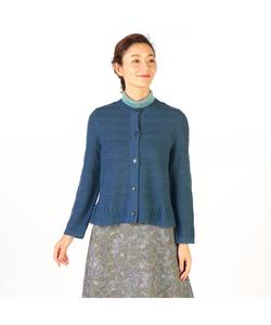 Вязаный кардиган-мюль