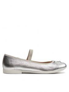 Балетки Jr Plie' J4555D 00044 C1007 D Geox, серебряный