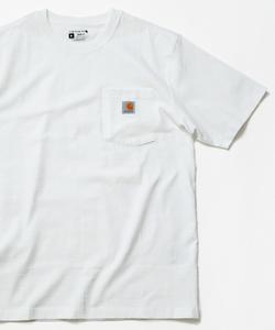 Рабочая футболка Carhartt K87 с карманом, плотная, свободного кроя, черная