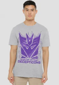 Футболка с логотипом десептиконов из серии «трансформеры: поколения» Hasbro, Mottled Light Grey