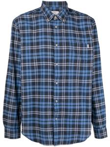 Рубашка в клетку Woolrich, синий