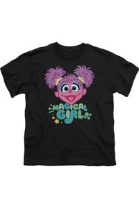 Футболка с коротким рукавом Sesame Street Scribble Head для детей Gildan, черный