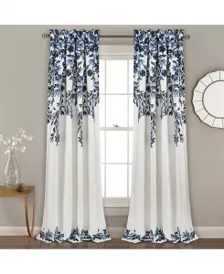 Светофильтрующие оконные шторы Tanisha Lush Decor, navy