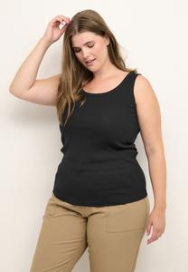 Топ CARINA TANK Kaffe Curve, глубокий черный