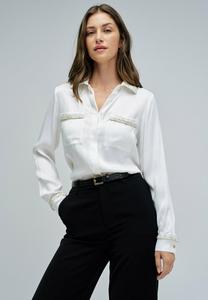 Блуза Salsa Jeans Button-down blouse, Beige
