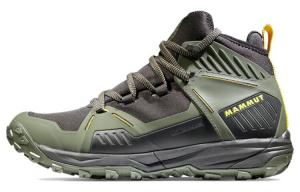 Мужские походные ботинки Saentis Mid-top, черные/желтые Mammut
