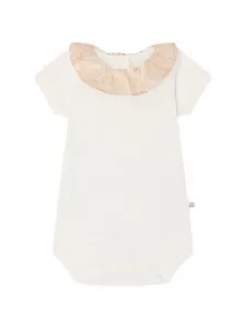 Боди June с цветочным принтом Bonpoint, белый