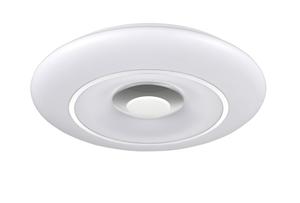 Умный светодиодный потолочный светильник 39/7 см Novel, белый/хромовый