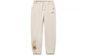 Вязаные спортивные штаты мужские Oat LiNing, серовато-бежевый серый