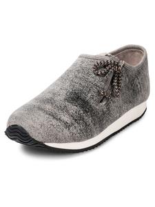 PAULGOS Кроссовки Haferlschuh Trachten Schnürschuh Echtleder в Миттернахтсграу