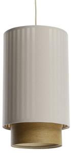Подвесной светильник BPSKoncept Duo Lami Line, бежевый - кремовый - экрю