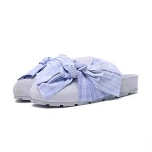 Circle small Тихие устойчивые к запаху износостойкие нескользящие закрытые тапочки для женщин светло-голубые, цвет Light Blue