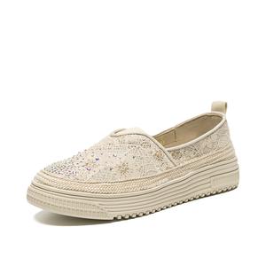 Повседневные туфли 3 см женские ZHR, Apricot