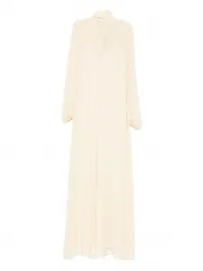 Макси-платье с бантом Vivetta, нейтральный