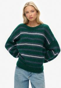 Джемпер Superdry & Co SLOUCHY BRUSHED STRIPE, Pine Green Stripe/Green