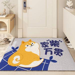 Dajiang Ковер 120х180 см для прихожей, устойчивый к грязи и износу, из шелковой петли, Jiazhaiwanjuan, для дома