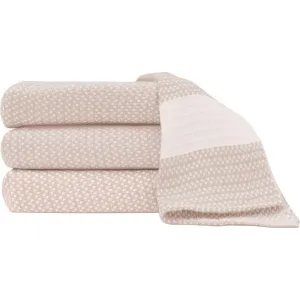 Покрывало Шахматная доска с вечным дизайном, уютный плед Primera, Natur