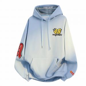 Толстовка Unisex Hooded Moderate Regular HUANQIU, светло-синий