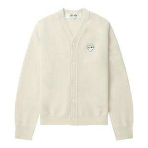 Трикотаж Unisex V-образный вырез Moderate Others CDG Play, экрю