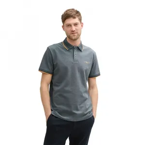 Поло с коротким рукавом Tom Tailor Print, серый