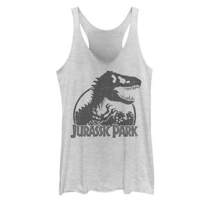 Классическая майка с логотипом в виде скелета T-Rex для юниоров Jurassic Park Licensed Character