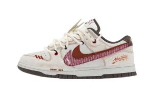 Кроссовки для скейтбординга Dunk Cherry Bomb New Year, износостойкие, низкие, унисекс Nike, айвори