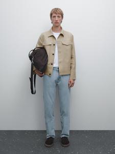 Зауженные джинсы Massimo Dutti, индиго