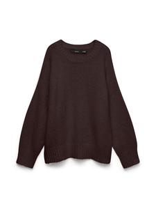 Vero Moda Curve Свитер оверсайз 'VMChope' в цвете шоколад