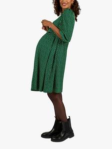 Геометрическое платье для беременных и кормящих JoJo Maman Bébé, Green