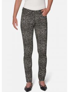 MADELEINE Джинсы с леопардовым принтом, кремово-белые/многоцветные