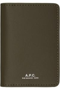 A.P.C. Держатель для карт Khaki Stefan