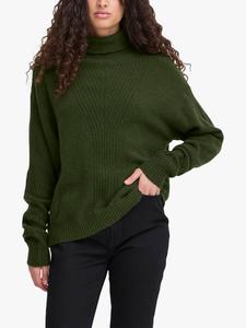 Dasila джемпер с длинными рукавами и воротником-стойкой ICHI, Rifle Green