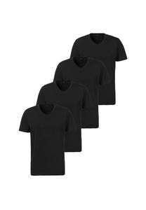 Футболка s.Oliver 4ER PACK , Schwarz/Black