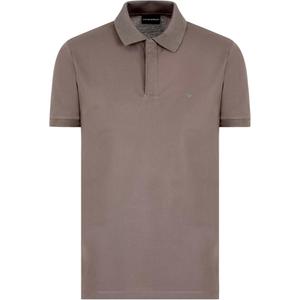 Повседневная поло из пике EMPORIO ARMANI, Light Umber