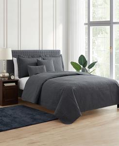Комплект постельного белья из 4 предметов с рельефным рисунком, размер Twin/Twin XL Nestl, Gray