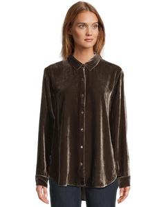 Женская блуза Eileen Fisher Velvet Classic Collar Long, Rye