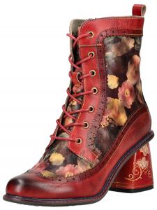Ботильоны на шнуровке Laura Vita, Red
